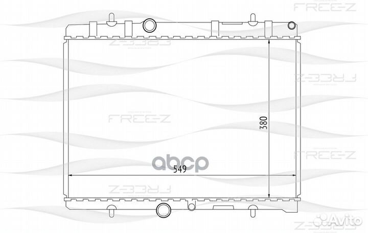 Радиатор KK0176 free-Z