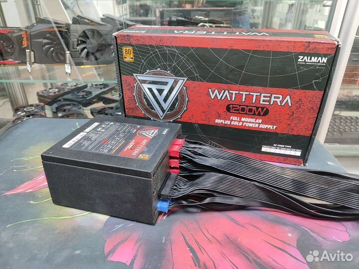 Блок питания топовый Zalman Wattera 1200W полный к