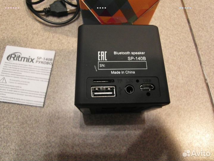 MP3 BlueTooth плеер Активная колонка