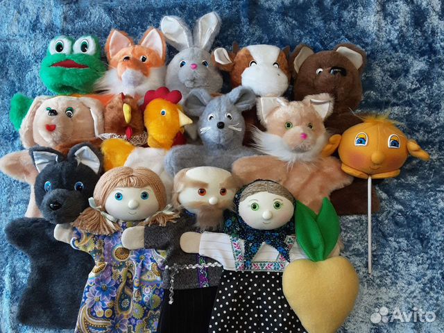 Кукольный театр,Набор из 16 персонажей