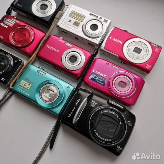 Компактный фотоаппарат Canon Ixus, Sony CyberShot