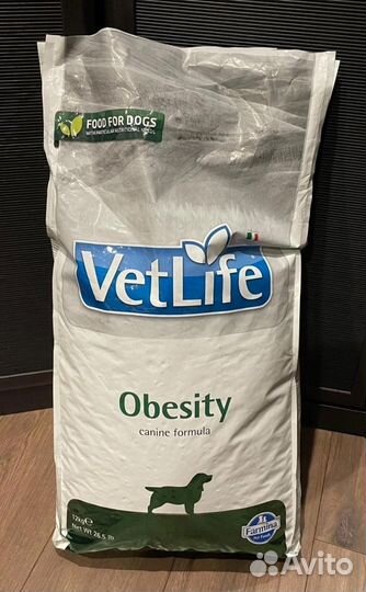 Корм для собак Farmina VetLife Obesity