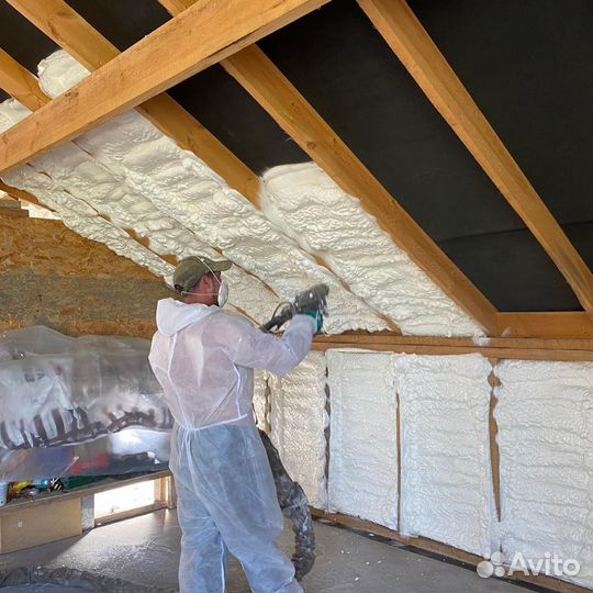 Утепление мансарды пенополиуретаном пеной ппу
