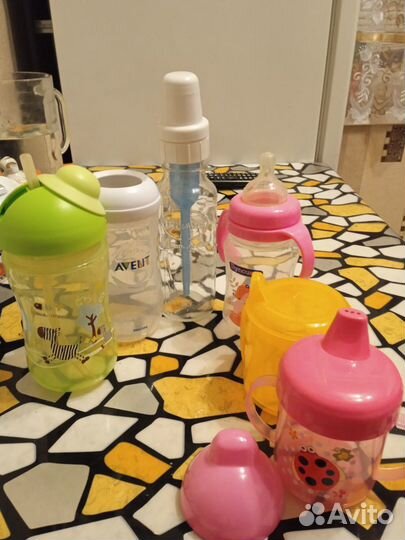 Бутылочки и поильники пакетом