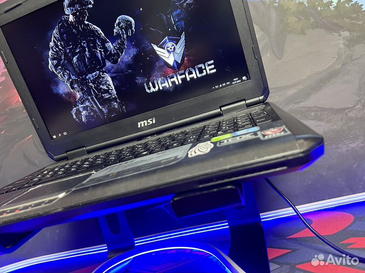 Игровой ноутбук MSI i7 GTX 16GB озу 4GB видео SSD