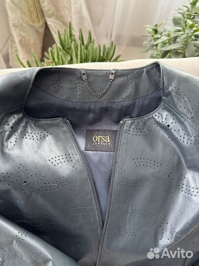 Куртка кожаная женская orsa 50