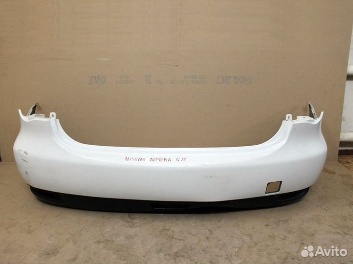 Бампер задний Ниссан Альмера g15 2012