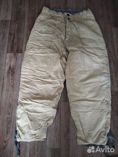 Зимние ватные штаны