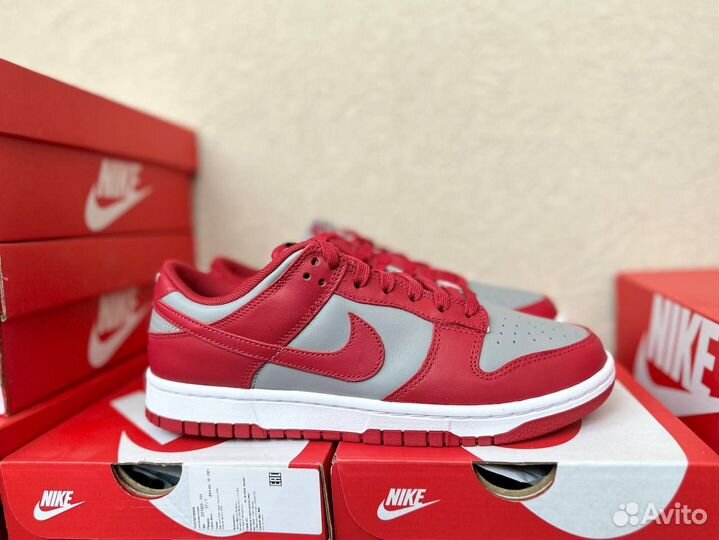 Nike Dunk Low Retro Medium Varsity Red unlv 10US