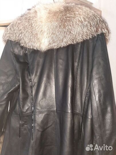 Кожаный плащ