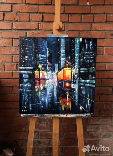 Картина маслом 50/50 холст