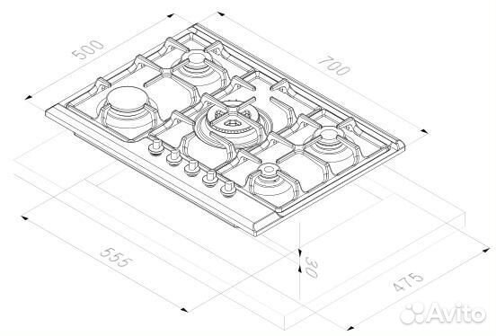 Поверхность korting hg 7115 ctri