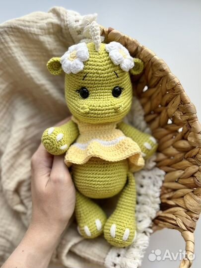 Вязаный дракончик