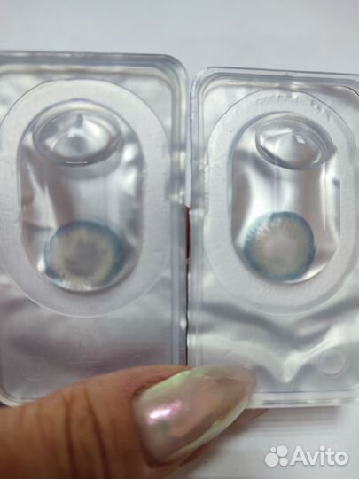 Линзы контактные цветные с диоптриями