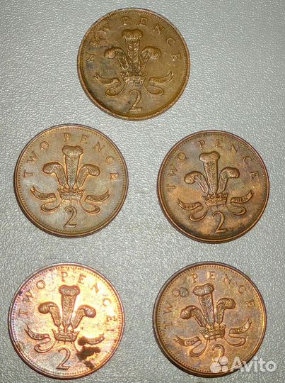 2 пенса, 2 pence