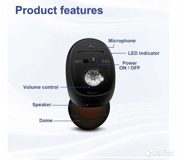 Слуховой аппарат перезаряжаемый