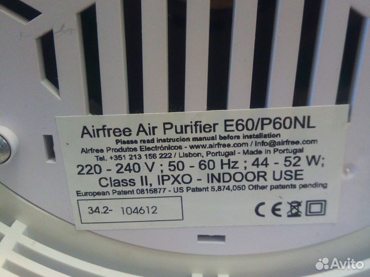 Воздухоочиститель airfree