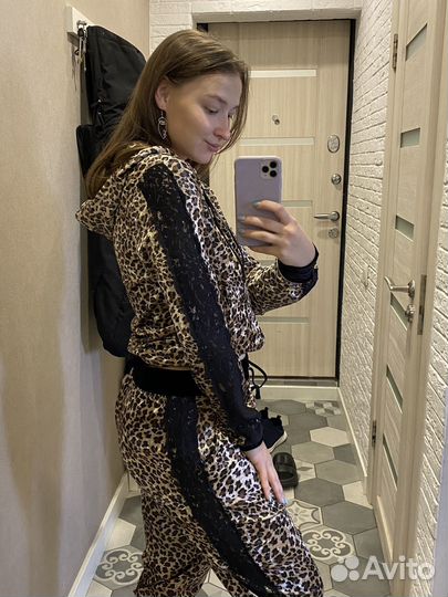 Леопардовый костюм турция