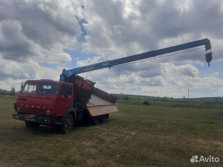 Манипулятор самосвал камаз