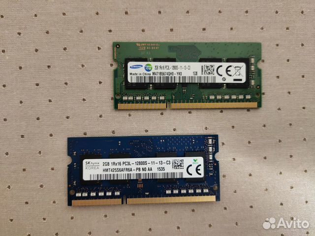 Оперативная память ddr3 (sodimm) 4гб (2Гбх2)
