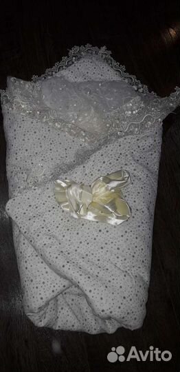 Конверт одеяло на выписку зимний