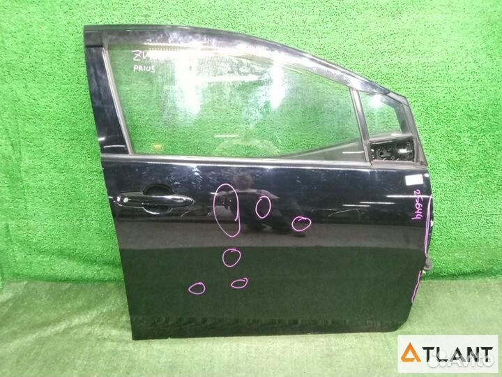 Дверь боковая передний правый toyota prius