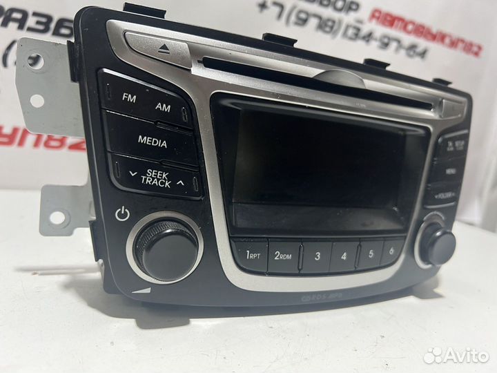 Штатная магнитола hyundai solaris