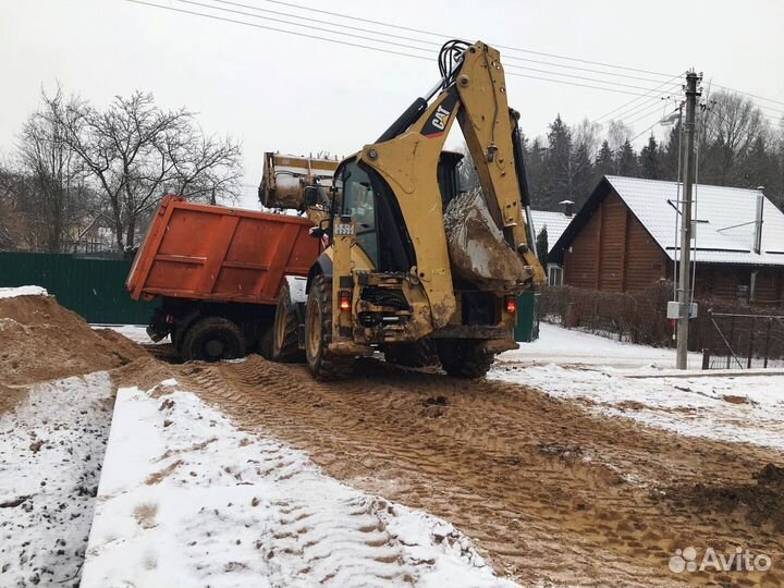 Песок карьерный с доставкой
