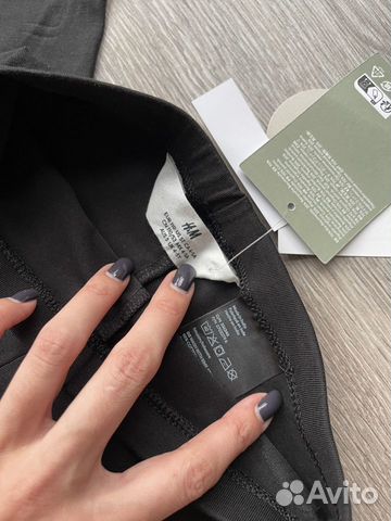 Легинсы черные базовые для девочки H&M объявление продам