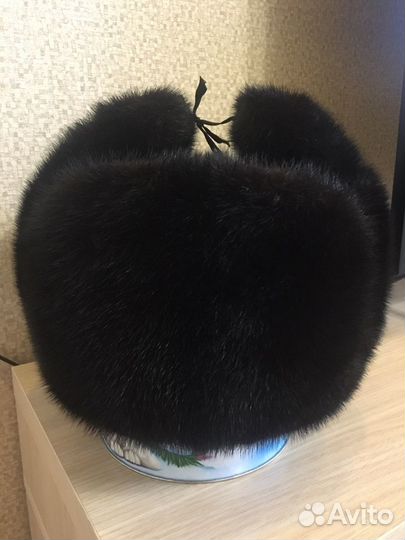 Норковая шапка мужская 58-60р