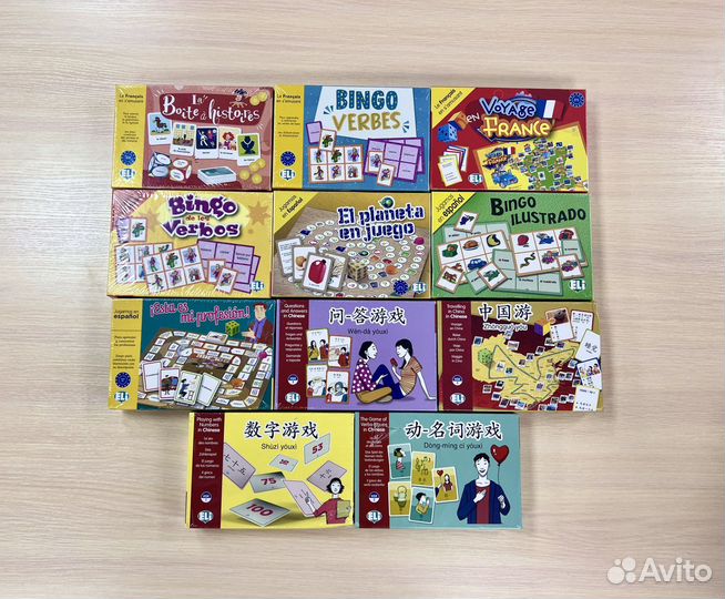 Языковые игры ELI англ франц, нем, исп, итал, кит