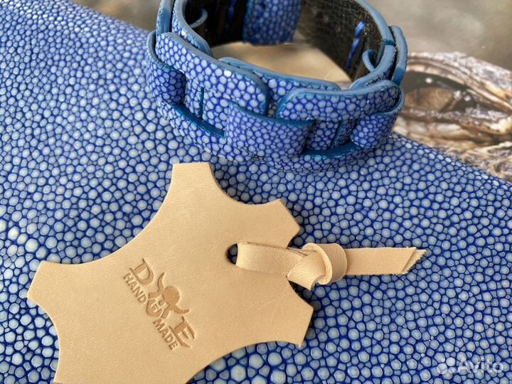 Браслет на руку из натуральной кожи ската