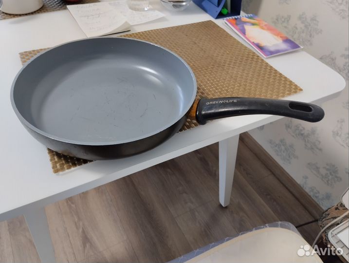 Сковорода алюминиевая с антипригарным покр. д.26