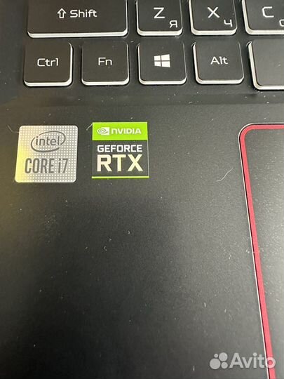 Acer nitro 5 rtx 3060 + core I7 10750H, коробка