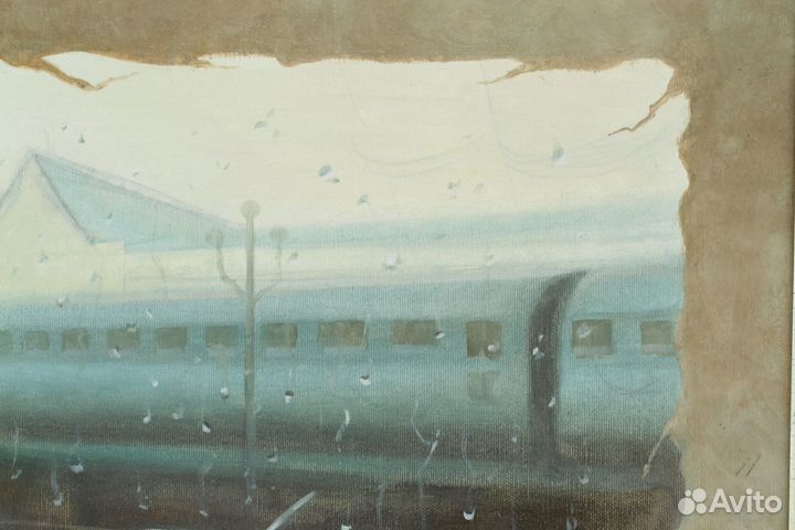 Картина Железнодорожный Натюрморт Спирос Д. 2004г