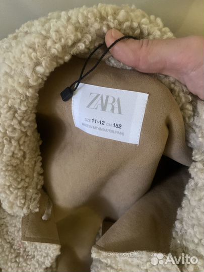 Пальто для девочки zara 152