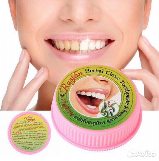 Тайская натуральная зубная паста isme порошок