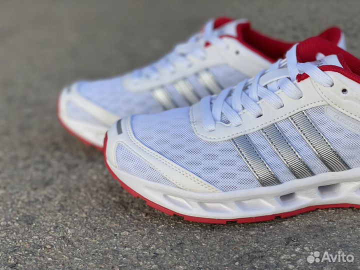 Кроссовки Adidas Climacool White Red