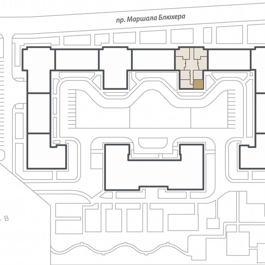 1-к. квартира, 36,8 м², 7/17 эт.