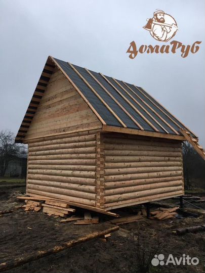 Сруб бани 5х5