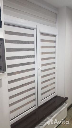 Рулонные шторы день ночь зебра U280P-Q98547