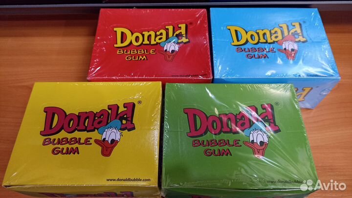 Жвачки Дональд блок 100шт