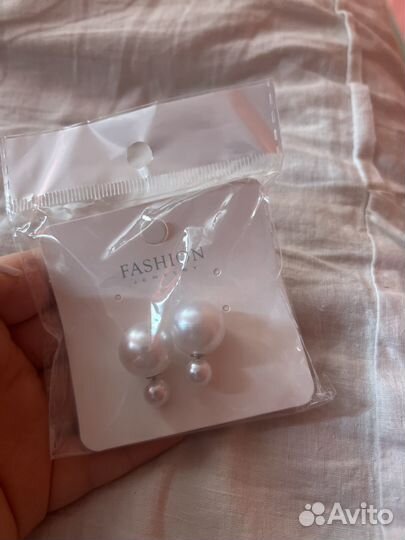 Жемчужные серьги