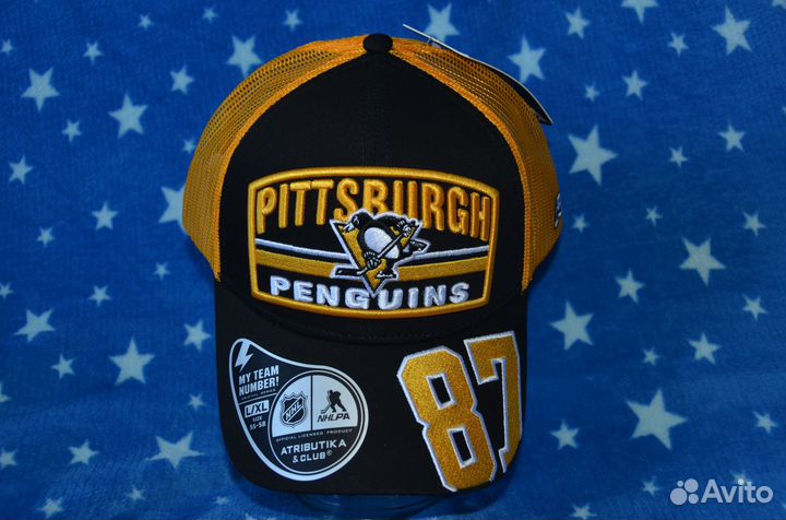 Кепка бейсболка Питсбург Пингвинс