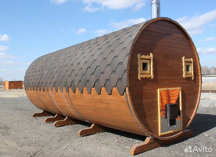 Баня-Бочка. Доставка до вашего участка