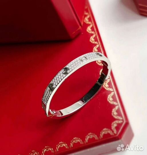 Золотой браслет Cartier 40.9гр 2.2ct