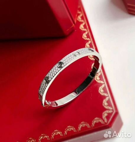 Золотой браслет Cartier 40.9гр 2.2ct