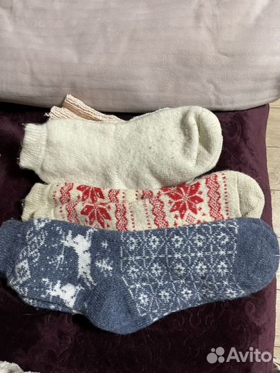 Одеяло и носки теплые