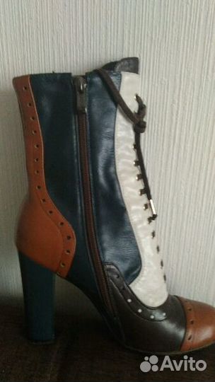 Сапоги кожаные
