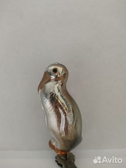 Ёлочная игрушка СССР пингвин